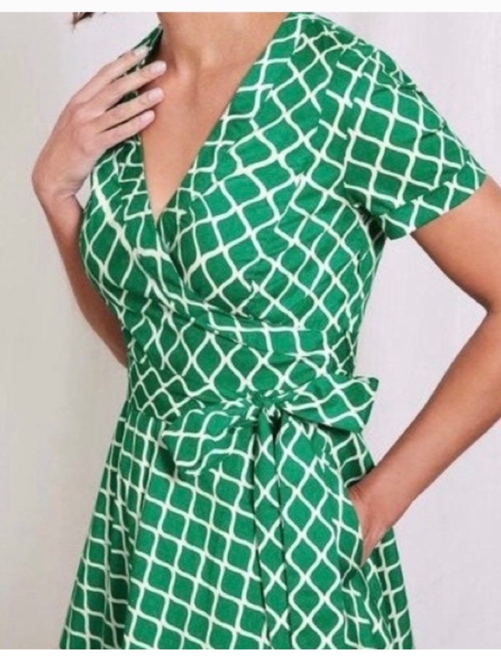 Boden Laura Wrap Dress - Picture 3 of 12